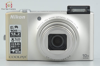 【中古】Nikon ニコン COOLPIX S8000 シャンパンシルバー コンパクトデジタルカメラ