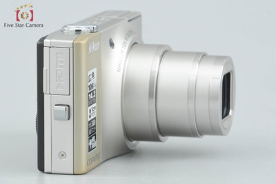 【中古】Nikon ニコン COOLPIX S8000 シャンパンシルバー コンパクトデジタルカメラ