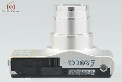 【中古】Nikon ニコン COOLPIX S8000 シャンパンシルバー コンパクトデジタルカメラ