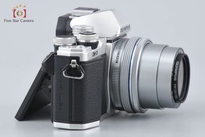 【中古】OLYMPUS オリンパス OM-D E-M10 Mark II 14-42mm EZ レンズキット シルバー シャッター回数僅少
