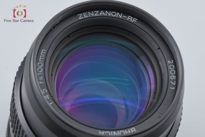 【中古】BRONICA ブロニカ ZENZANON-RF 100mm f/4.5 RF645用