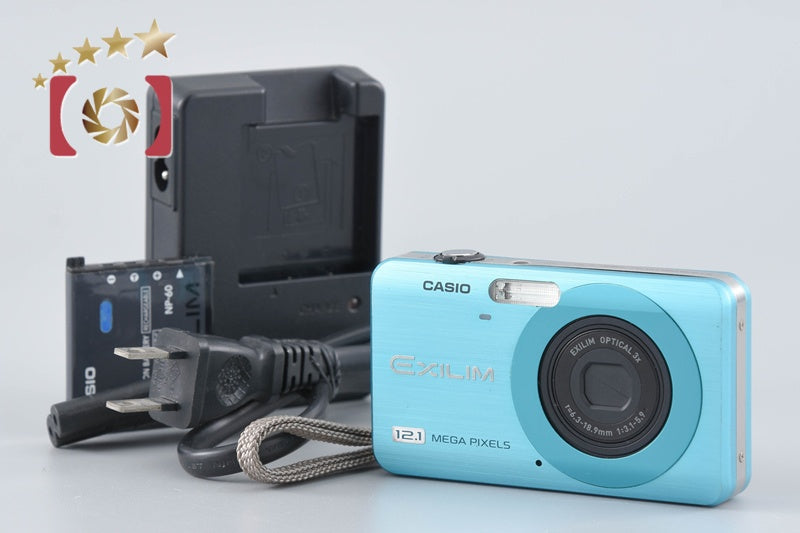 【中古】Casio カシオ EXILIM EX-Z90 ブルー コンパクトデジタルカメラ
