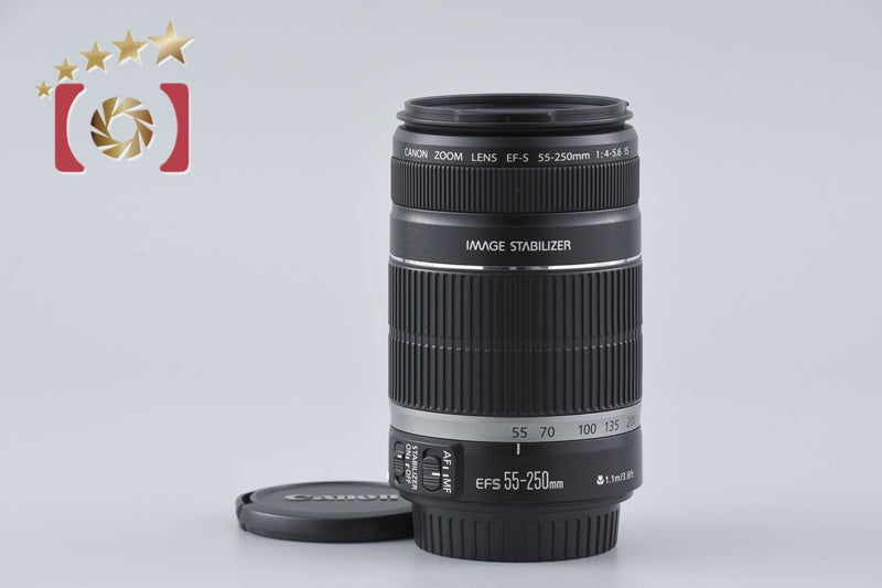 【中古】Canon キヤノン EF-S 55-250mm f/4-5.6 IS