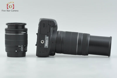 [Used] Canon EOS Kiss X7 Double Zoom Kit Black - Low Shutter Count