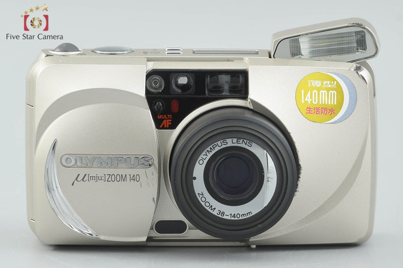 中古】OLYMPUS オリンパス μ[mju:] ZOOM 140 コンパクトフィルムカメラ