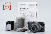 [Used] OLYMPUS Olympus PEN Lite E-PL3 Lens Kit Black Shutter Count Very Low