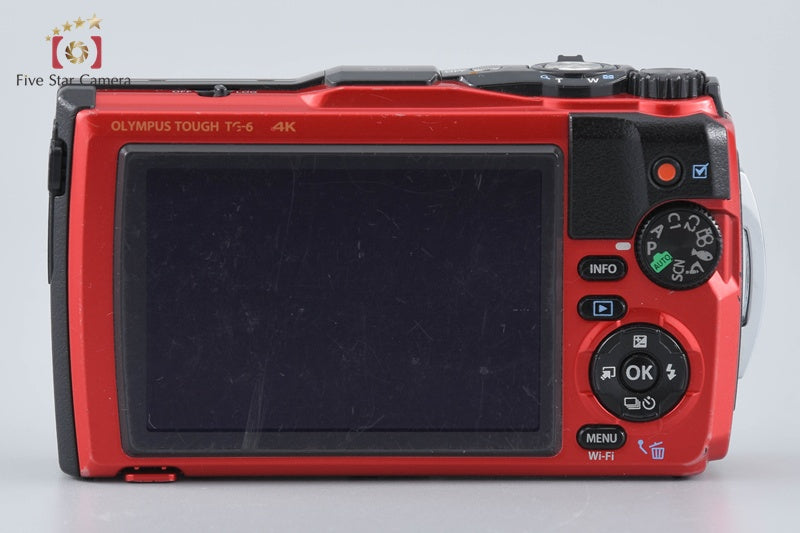 中古】OLYMPUS オリンパス TOUGH TG-6 レッド コンパクトデジタル