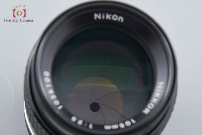 [Used] Nikon Ai-S NIKKOR 105mm f/2.5 (no meter coupling prong)