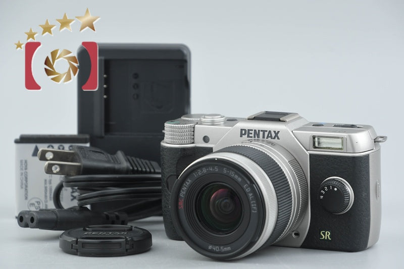 【中古】PENTAX ペンタックス Q7 ズームレンズキット シルバー シャッター回数僅少