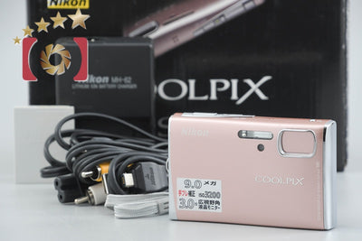 [Used] Nikon COOLPIX S52 Coral Pink Compact Digital Camera with Original Box
