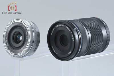 [Used] OLYMPUS OM-D E-M10 Mark II EZ Double Zoom Kit Silver, Low Shutter Count, With Original Box