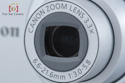 [Used] Canon PowerShot A480 Silver Compact Digital Camera with Original Box