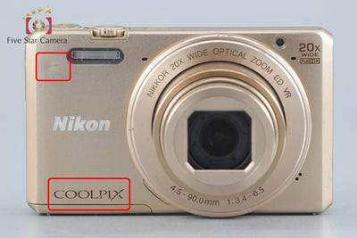 Used: Nikon COOLPIX S7000 Gold Compact Digital Camera