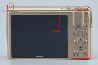 Used: Nikon COOLPIX S7000 Gold Compact Digital Camera