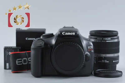 [Used] Canon EOS Kiss X50 Black + EF-S 18-55mm f/3.5-5.6 IS Black, Low Shutter Count