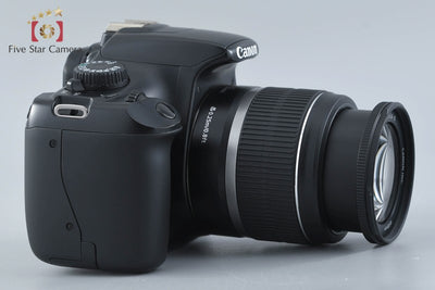 [Used] Canon EOS Kiss X50 Black + EF-S 18-55mm f/3.5-5.6 IS Black, Low Shutter Count