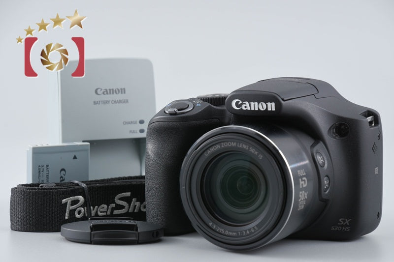 [Used] Canon PowerShot SX530 HS Black Compact Digital Camera