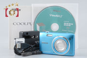Used] Nikon COOLPIX S3500 Oriental Blue Compact Digital Camera