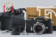 Used: Nikon F Eye-Level Early Black + NIKKOR-H Auto 50mm f/2 with Original Box