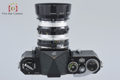 Used: Nikon F Eye-Level Early Black + NIKKOR-H Auto 50mm f/2 with Original Box