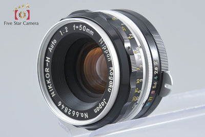 Used: Nikon F Eye-Level Early Black + NIKKOR-H Auto 50mm f/2 with Original Box