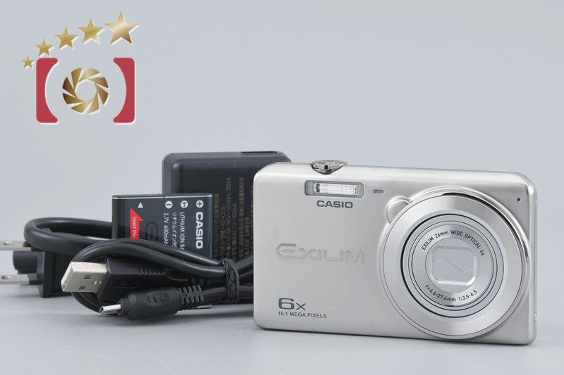 【Used】Casio EXILIM EX-ZS20 Silver Compact Digital Camera