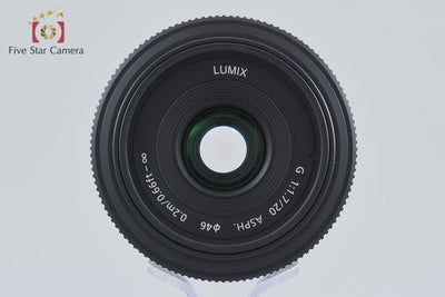 【中古】Panasonic パナソニック LUMIX G 20mm f/1.7 ASPH. H-H020