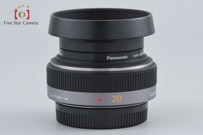 【中古】Panasonic パナソニック LUMIX G 20mm f/1.7 ASPH. H-H020