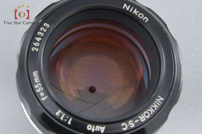 [Used] Nikon NIKKOR-S.C Auto 55mm f/1.2
