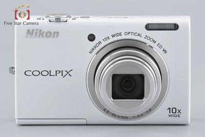[Used] Nikon COOLPIX S6200 Natural White Compact Digital Camera
