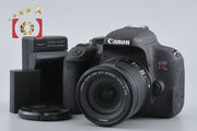 【中古】Canon キヤノン EOS Kiss X9i + EF-S 18-55mm f/4-5.6 IS STM シャッター回数僅少