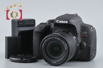 【中古】Canon キヤノン EOS Kiss X9i + EF-S 18-55mm f/4-5.6 IS STM シャッター回数僅少