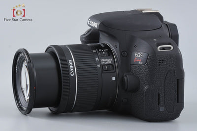 【中古】Canon キヤノン EOS Kiss X9i + EF-S 18-55mm f/4-5.6 IS STM シャッター回数僅少