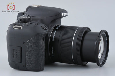 【中古】Canon キヤノン EOS Kiss X9i + EF-S 18-55mm f/4-5.6 IS STM シャッター回数僅少