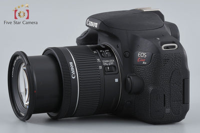 [Used] Canon EOS Kiss X9i + EF-S 18-55mm f/4-5.6 IS STM
