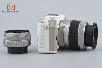 【中古】PENTAX ペンタックス Q ダブルレンズキット ホワイト シャッター回数僅少 元箱付き
