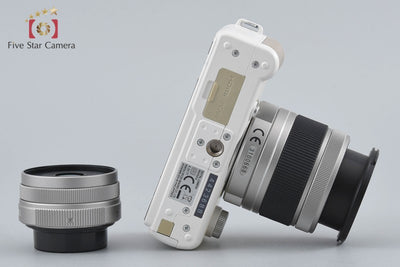 【中古】PENTAX ペンタックス Q ダブルレンズキット ホワイト シャッター回数僅少 元箱付き