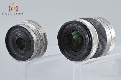 【中古】PENTAX ペンタックス Q ダブルレンズキット ホワイト シャッター回数僅少 元箱付き