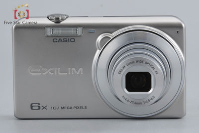 【中古】Casio カシオ EXILIM EX-ZS25 シルバー コンパクトデジタルカメラ 元箱付き