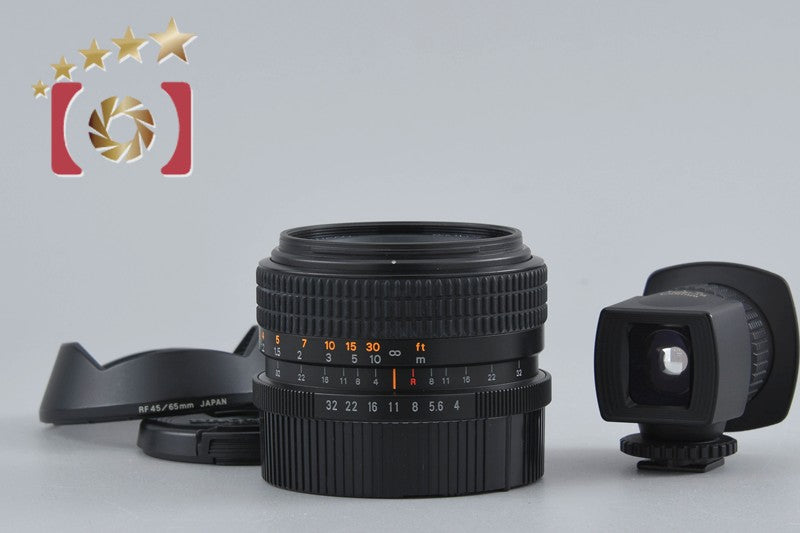 【中古】ZENZA BRONICA ゼンザブロニカ ZENZANON-RF 45mm f/4 + RF45VF ビューファインダー RF645用
