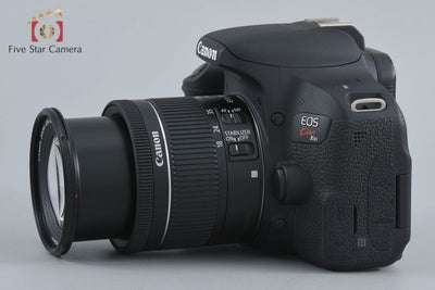 [Used] Canon EOS Kiss X9i + EF-S 18-55mm f/4-5.6 IS STM