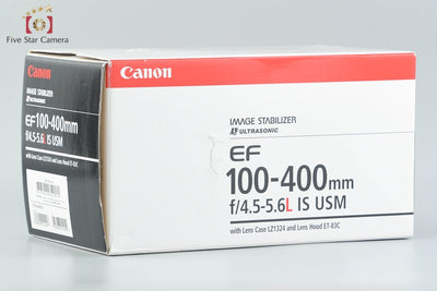 [Used] Canon EF 100-400mm f/4.5-5.6 L IS USM with original box