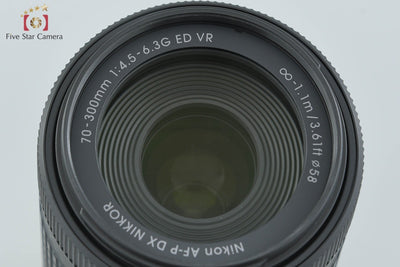 【中古】Nikon ニコン AF-P DX NIKKOR 70-300mm f/4.5-6.3 G ED VR