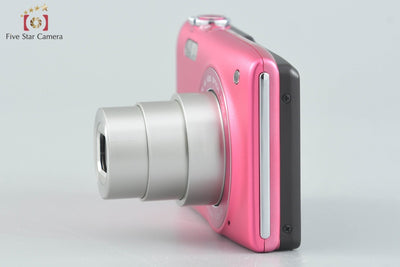 [Used] Nikon COOLPIX S3300 Strawberry Pink Compact Digital Camera with Original Box