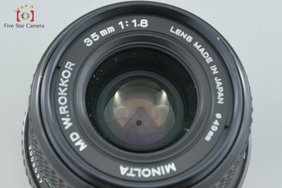 【Used】MINOLTA MD W.ROKKOR 35mm f/1.8