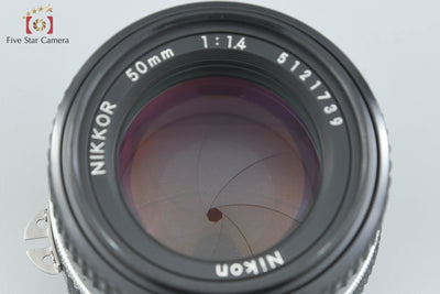 [Used] Nikon Nikkor Ai-S 50mm f/1.4