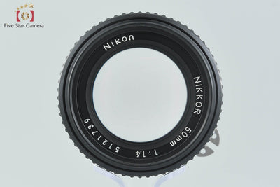 [Used] Nikon Nikkor Ai-S 50mm f/1.4