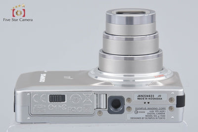 【中古】OLYMPUS オリンパス μ-7040 チタニウムシルバー コンパクトデジタルカメラ 元箱付き