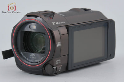 【中古】Panasonic パナソニック HC-VX992MS カカオブラウン デジタル4Kビデオカメラ 元箱付き