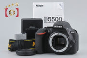 【中古】Nikon ニコン D5500 ブラック デジタル一眼レフカメラ